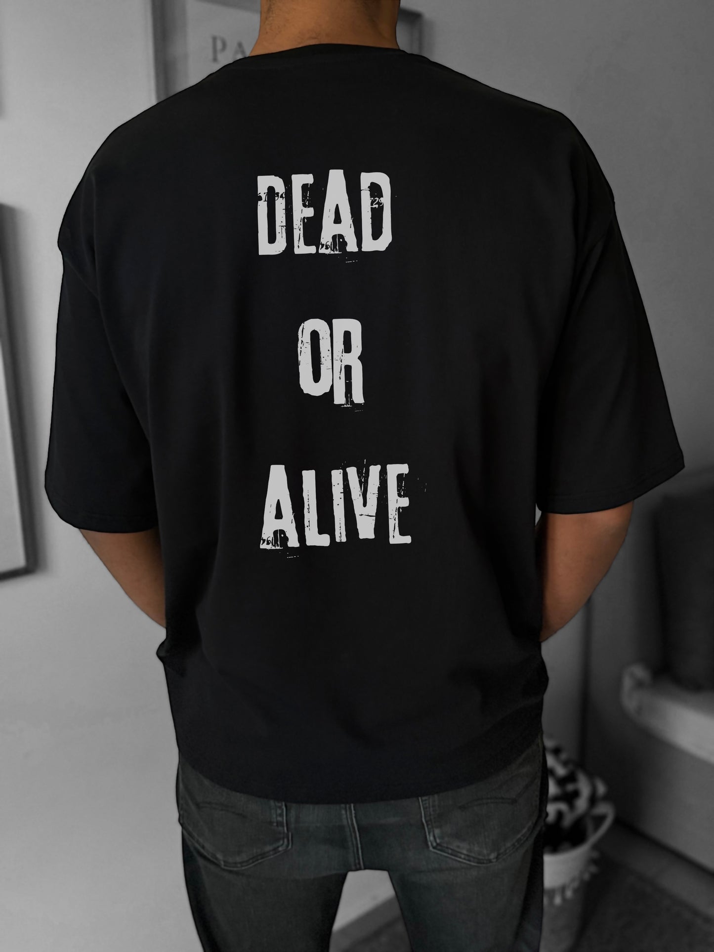 Dead or Alive black oversized t-shirt