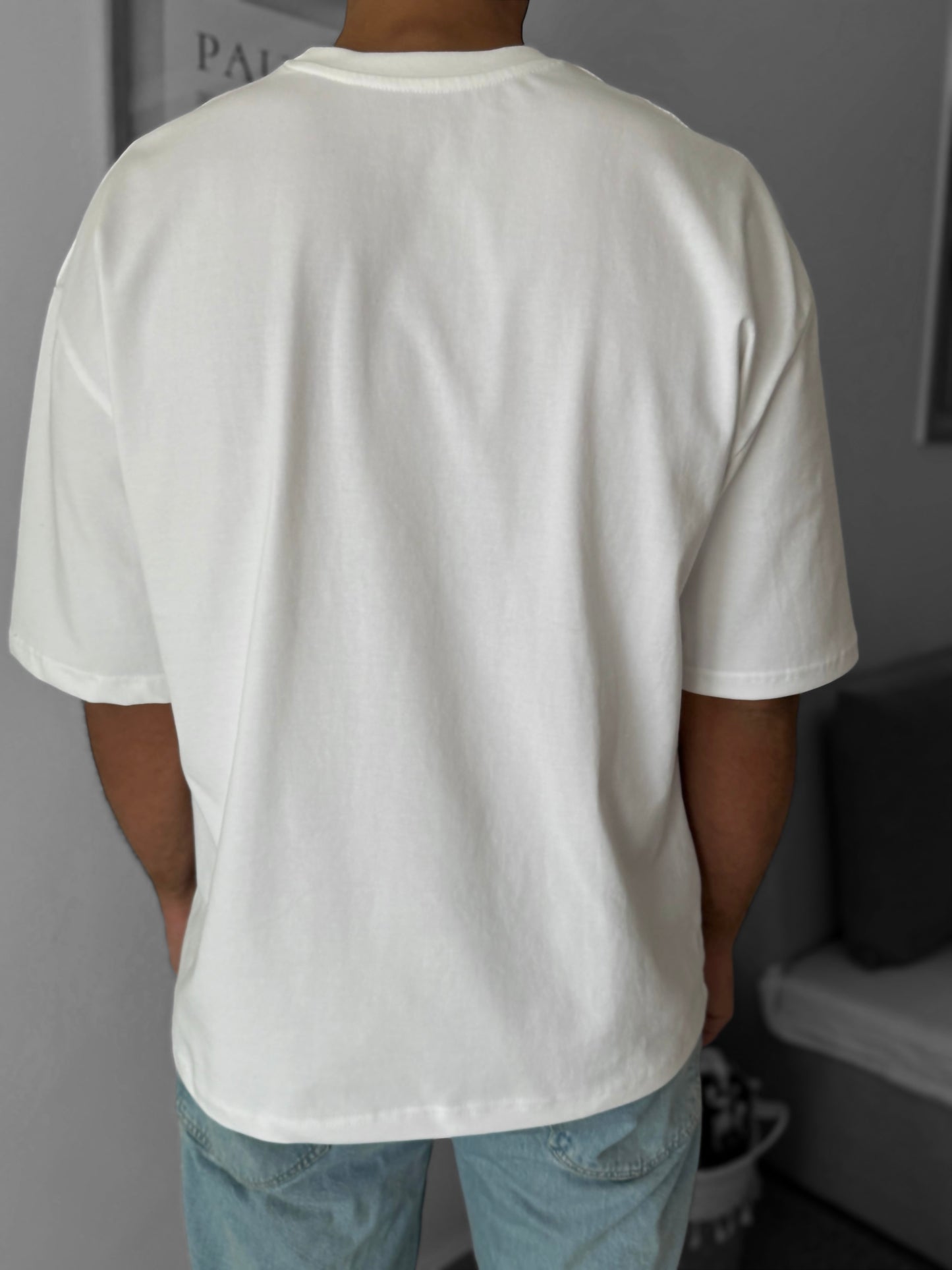 Woobenwise white oversized T-shirt
