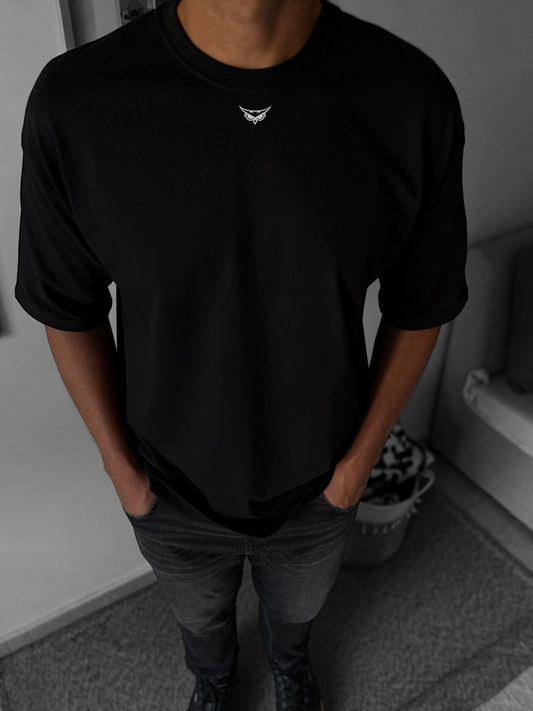 Woobenwise black oversized T-shirt