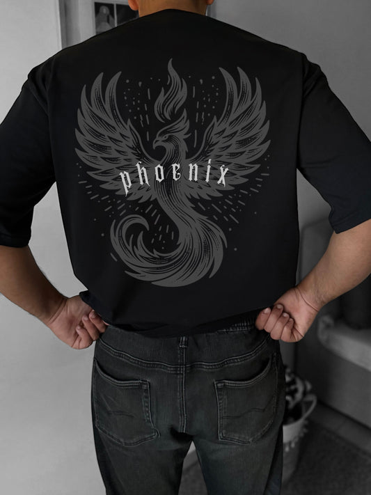 Phoenix black oversized t-shirt