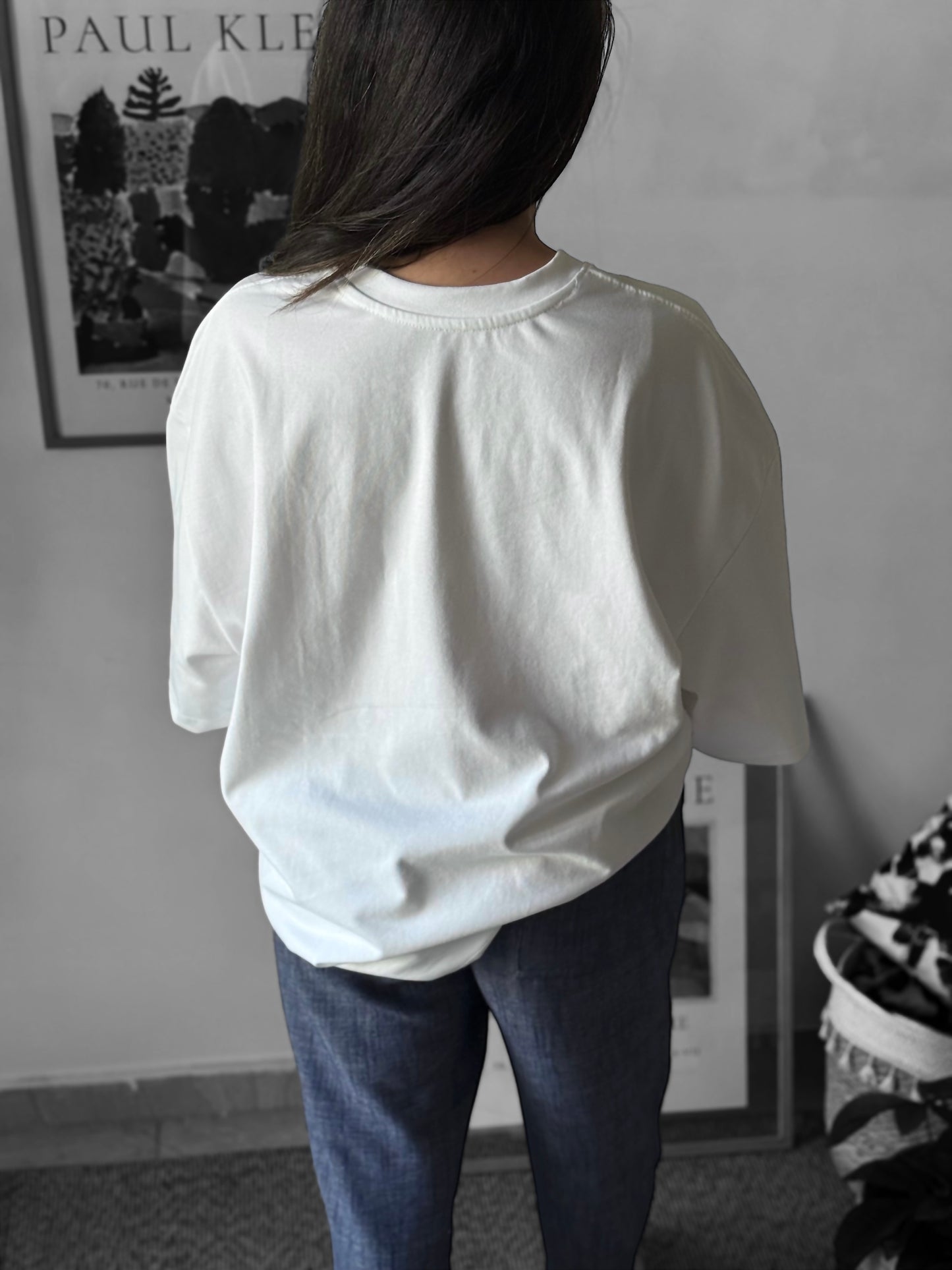 Woobenwise white oversized tee