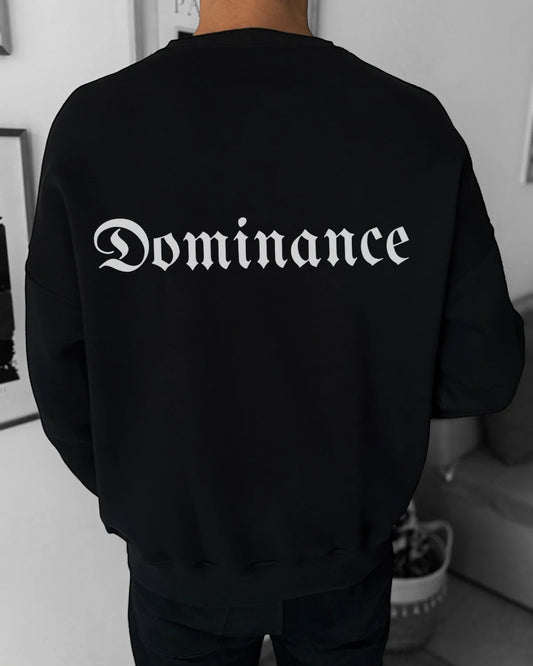 Dominance black crewneck